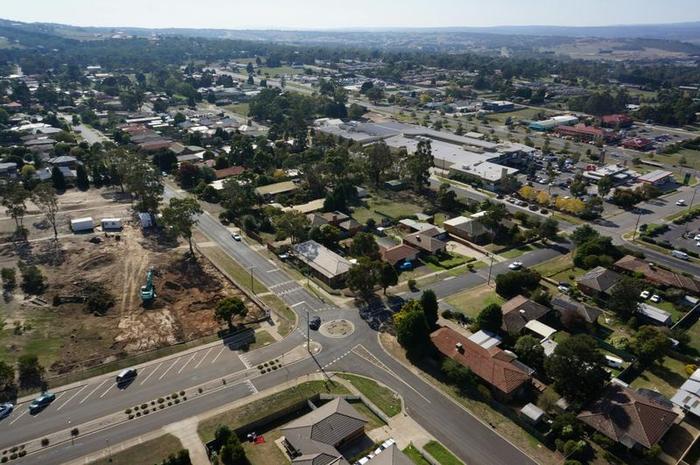 Aerial view of Wallan township